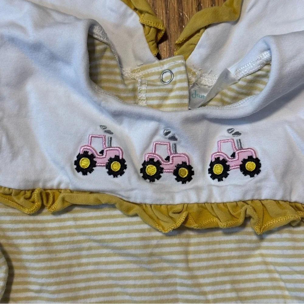 Jumping Jolly Yellow Striped Baby Romper Babies Size 18M